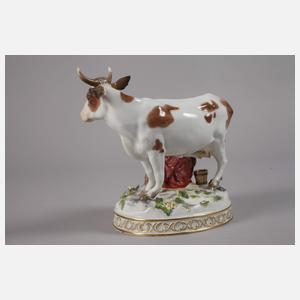 Meissen "Kuh mit Melkerin"