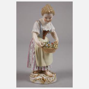 Meissen "Affe als Sängerin“und "Gärtnerkind"