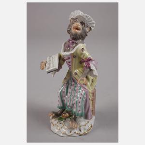 Meissen "Affe als Sängerin“und "Gärtnerkind"