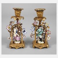 Meissen/Paris Paar figürliche Prunkleuchter111