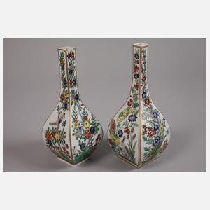 Sechs seltene Vasen mit chinesischer Malerei