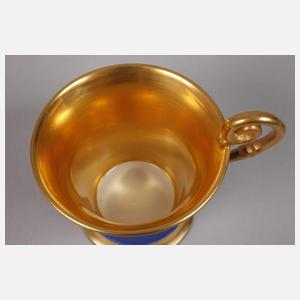 Nymphenburg Tasse mit Untertasse Klassizismus