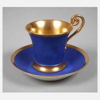 Nymphenburg Tasse mit Untertasse Klassizismus111