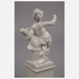 Nymphenburg Paar Putten mit "Bayerischem Wappen"