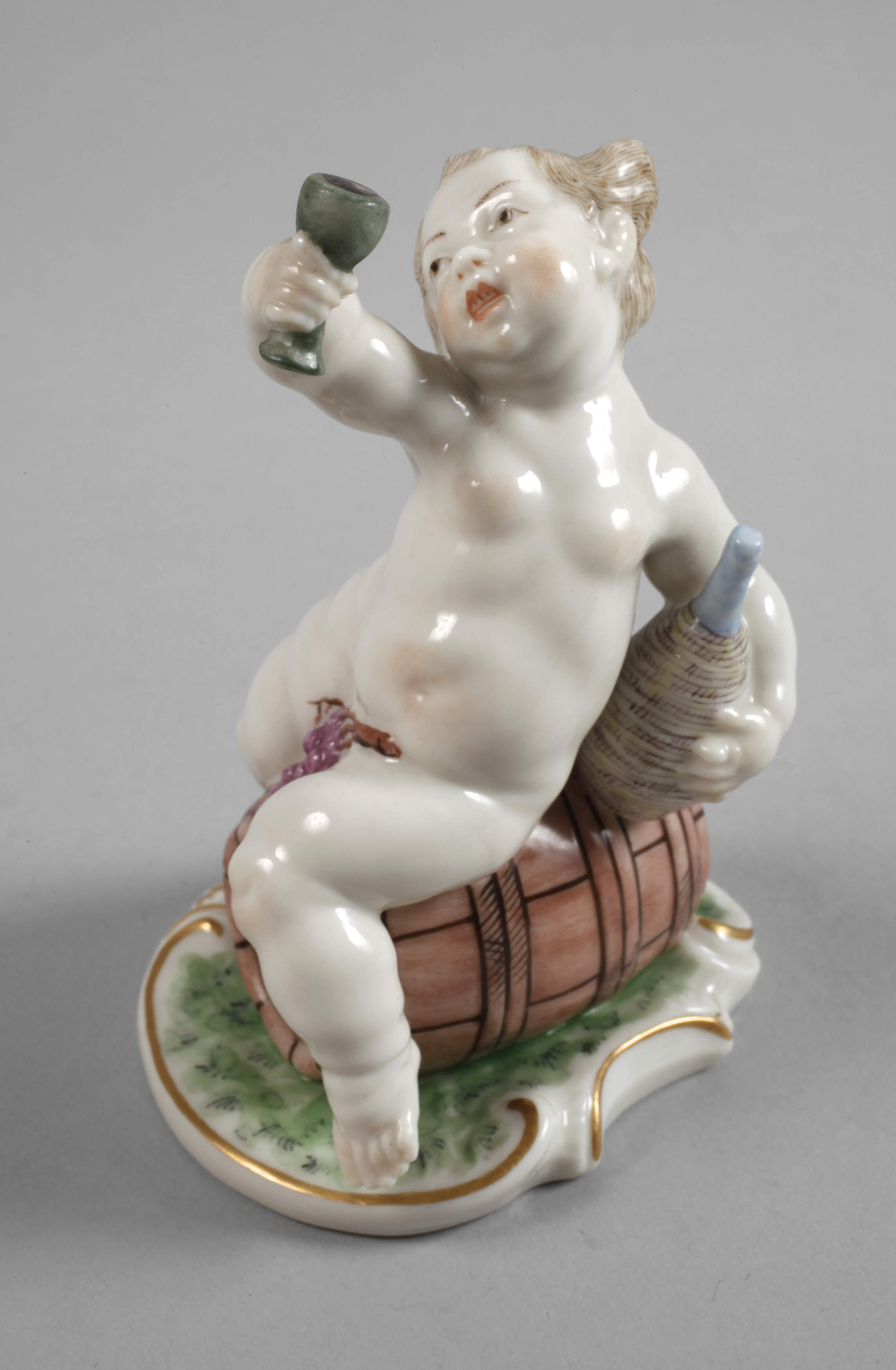 Nymphenburg "Putto als Bacchus"