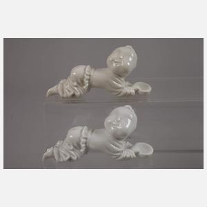 Nymphenburg vier Chinesen aus einer Pagodengruppe