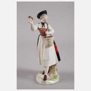 Nymphenburg "Schwammerlverkäuferin"