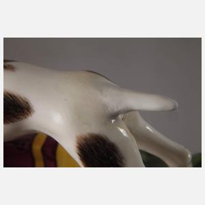 Nymphenburg "Dame mit zerissenem Rock und Hund"