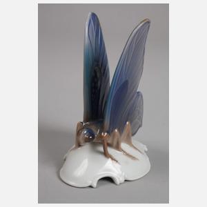 Rosenthal Schnecke und Schmetterling