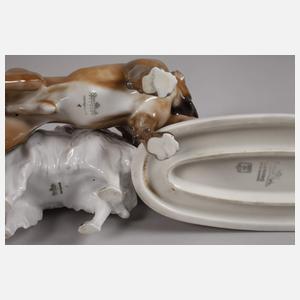 Rosenthal drei Hunde