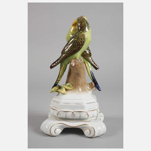 Rosenthal ”Zwei Wellensittiche”