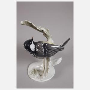 Rosenthal Jagdstück, Vogelgruppe und Meise