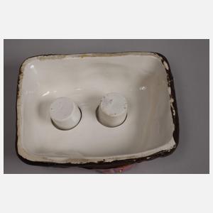 Thüringen figürliches Schreibzeug Die Lesestunde