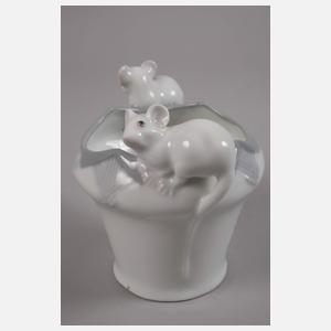 Thüringen kleine Mäuse-Vase