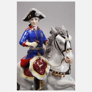 Sitzendorf Friedrich der Große zu Pferd