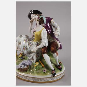 Volkstedt Rokokopaar - Der Wangenkuss