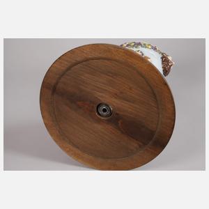 Volkstedt Lampenfuß im Capodimonte-Stil