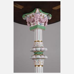 Wallendorf figürliche Blumensäule Watteaumalerei