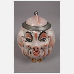 Thüringen drei Figurenkrüge als Schweine