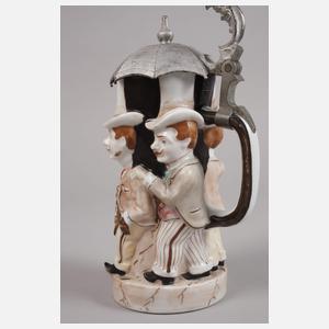 Figurenkrug als Stenze