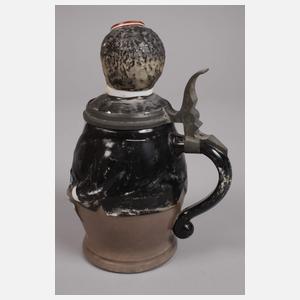 Drei Figurenkrüge Studentika