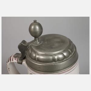 Dorotheenthaler Fayence-Walzenkrug