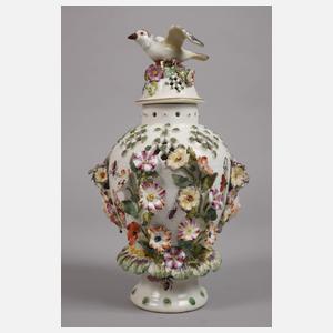 Potpourrivase Fayence