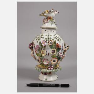 Potpourrivase Fayence