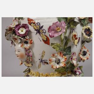 Potpourrivase Fayence