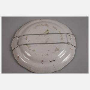 Lunéville Butterdose und Teller