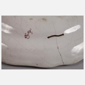 Lunéville Butterdose und Teller