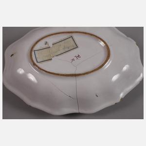 Lunéville Butterdose und Teller