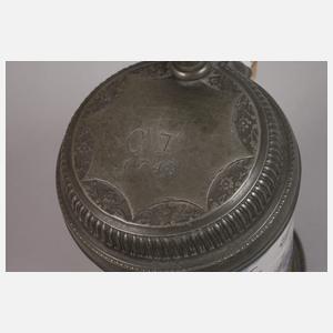 Kleiner Dresdner Fayencewalzenkrug