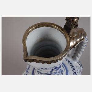 Hanauer Enghalskrug mit Silbermontierung