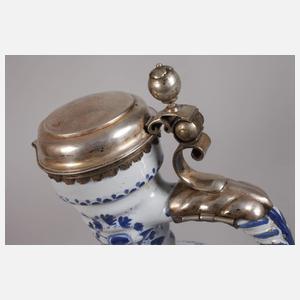 Hanauer Enghalskrug mit Silbermontierung