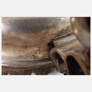 Hanauer Enghalskrug mit Silbermontierung