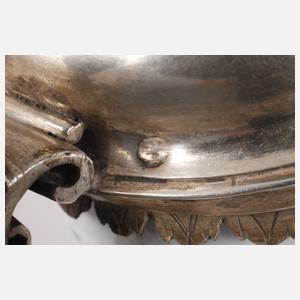 Hanauer Enghalskrug mit Silbermontierung