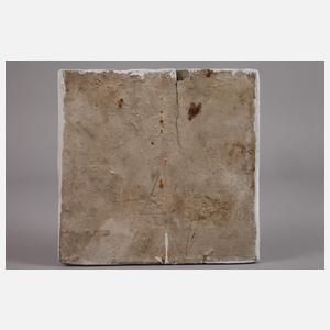 Fliese mit Tulpenmotiv