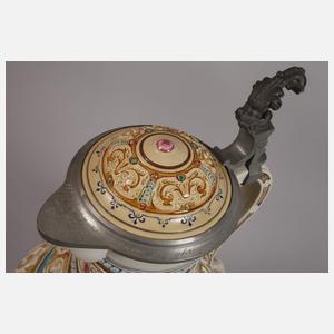 Villeroy & Boch große Bierkanne Historismus