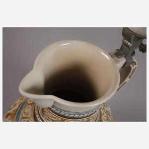 Villeroy & Boch große Bierkanne Historismus