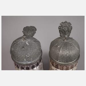 Zwei Figurenkrüge Frauenkirche München