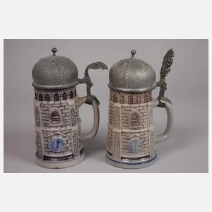 Zwei Figurenkrüge Frauenkirche München