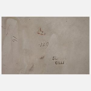 Paar übergroße Wandplatten