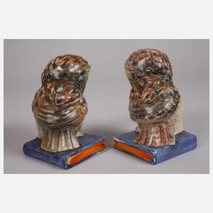 Goebel Paar Buchstützen als Büchereule