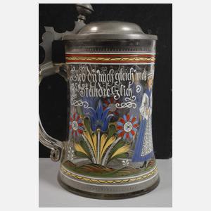 Zwei sächsische Hochzeitskrüge