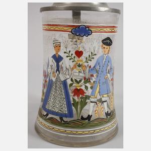 Zwei sächsische Hochzeitskrüge