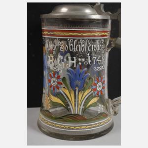 Zwei sächsische Hochzeitskrüge