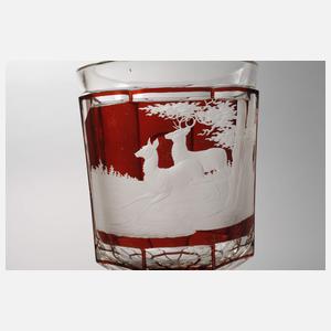Jagdliches Pokalglas