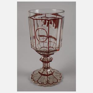 Jagdliches Pokalglas