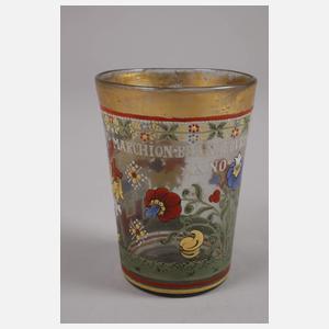 Emailliertes Becherglas